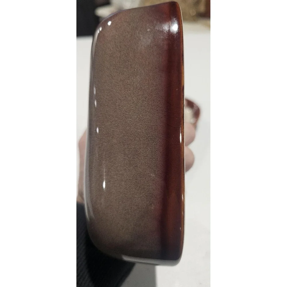 Vintage Sango Nova Brown 4933‎ Stoneware Butter Dish Mid Century MCM